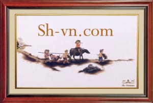乡村风景画手工刺绣＝可愛的故鄉　24＝SHVN 1124 - 50cm x 80cm (2)